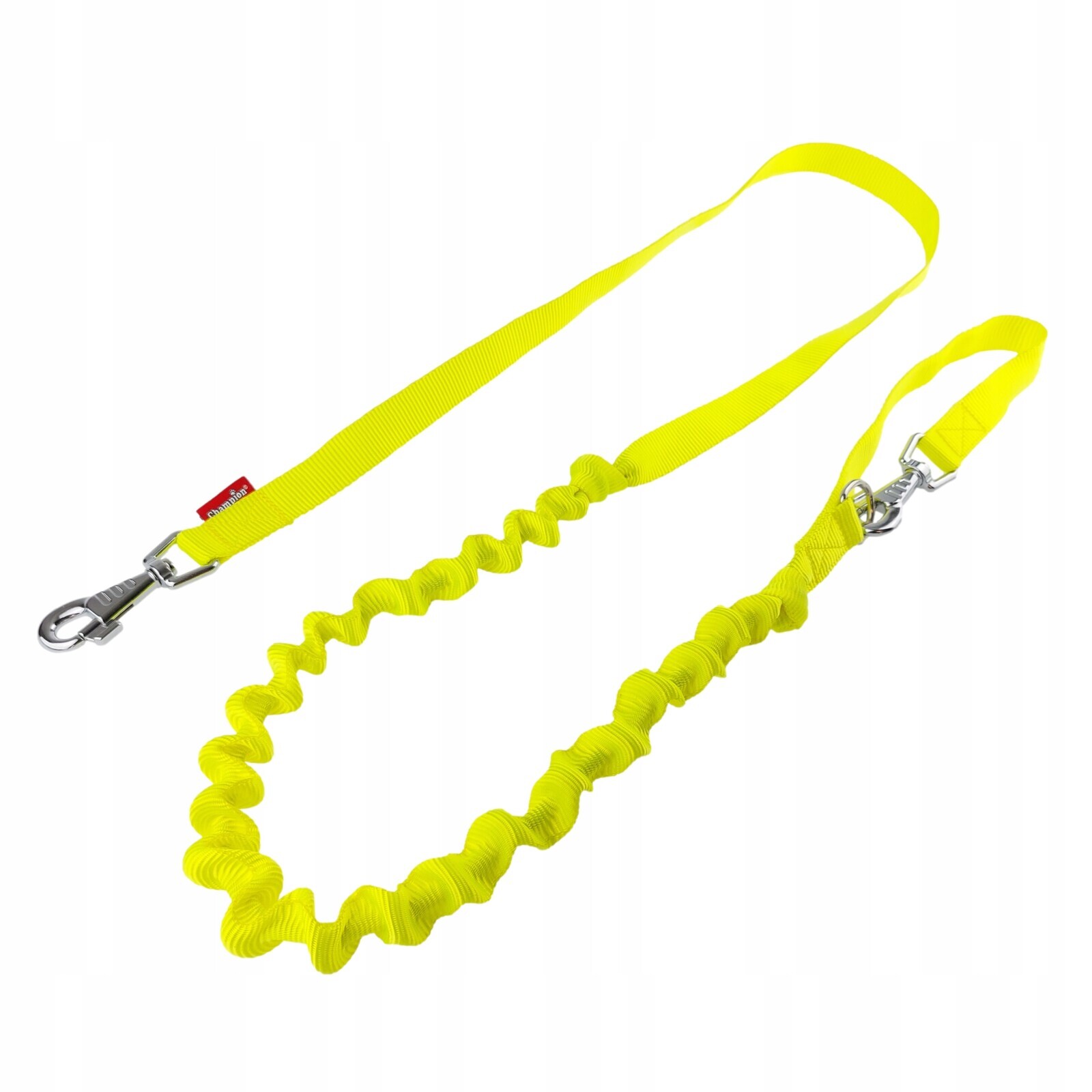 Vodítko s tlumičem pro běhání pro psa 250 cm/2,5 cm Champion Žlutá