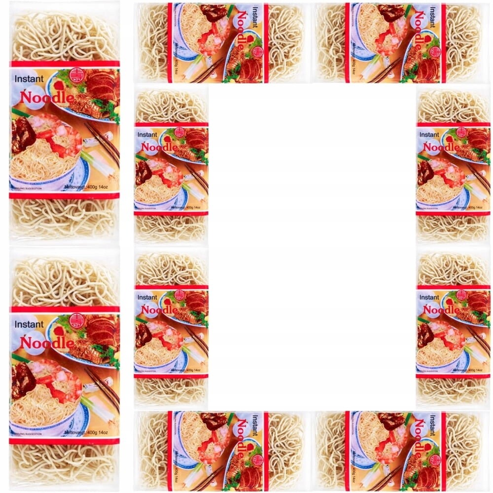 10 x Čínské instantní těstoviny na smažení na vatovém vosku 400 g