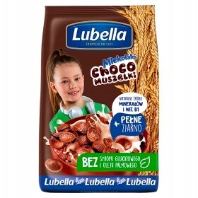 Velké Balení Lubella Mlékovky Choco Obilné mušle 250 g x 12 kusů