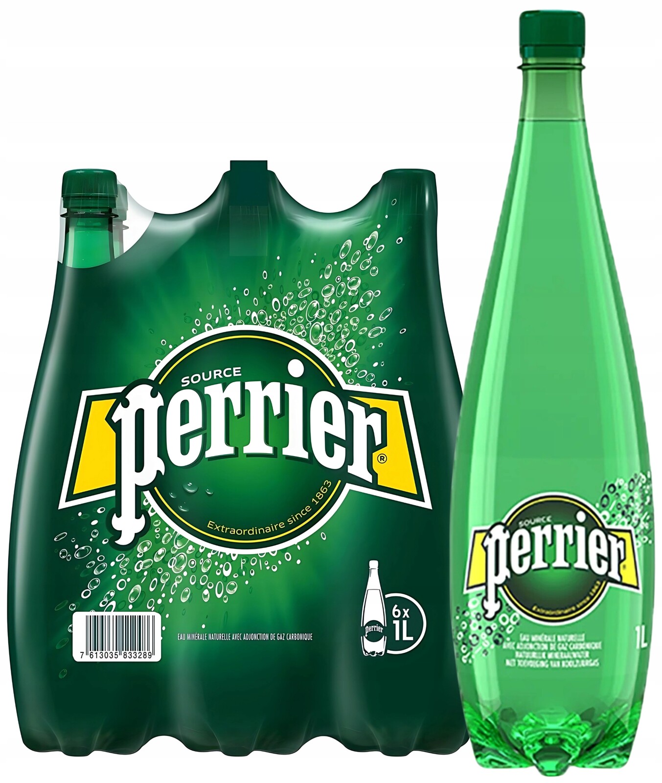 Perrier Minerální voda sycená 6x1l