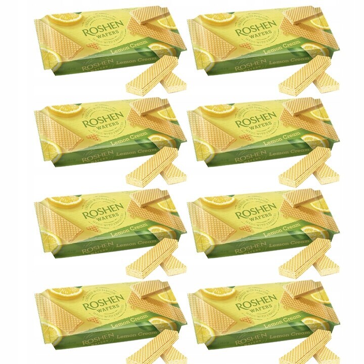 Sada Lemon Citronové oplatky 8 x 216 g Roshen