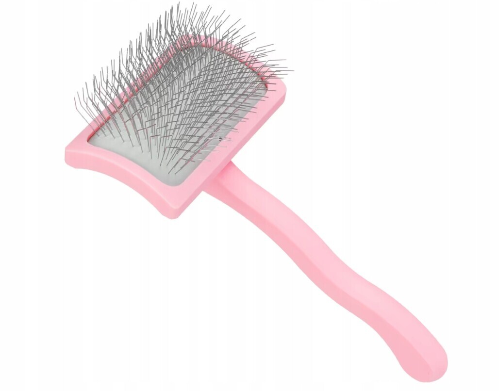 Profesionální štětec pudlovka malá Yuup! Professional Pink Mini Brush
