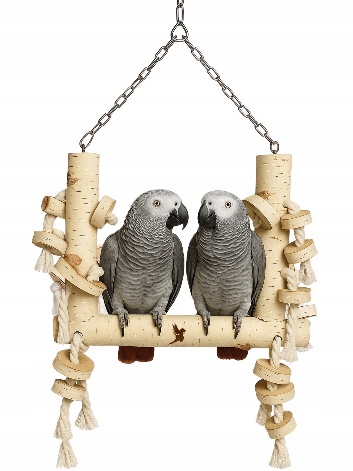Parrot Planet Přirozeně – Břízová houpačka pro velké papoušky