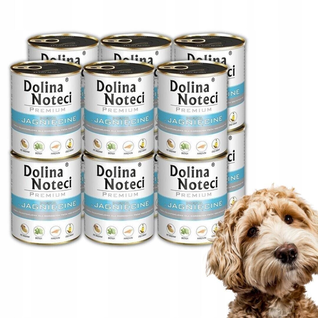 Dolina Noteci Premium Krmivo Pro Psa Jehněčí 12x800g