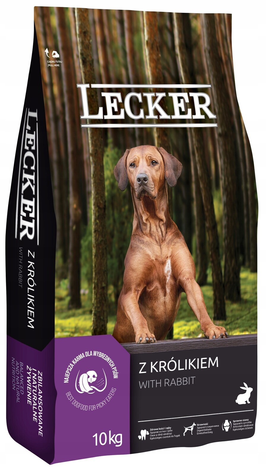 Lecker pro psa s králíkem 10kg králík