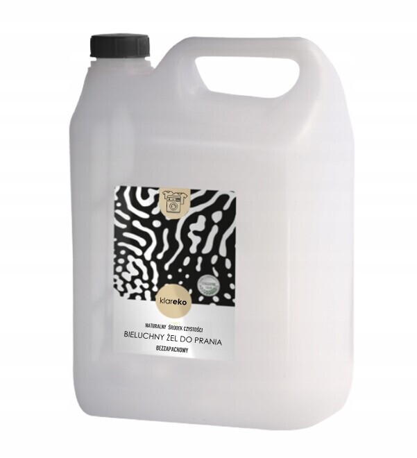 Klareko Gel na bílé prádlo, bez zápachu, 5 l