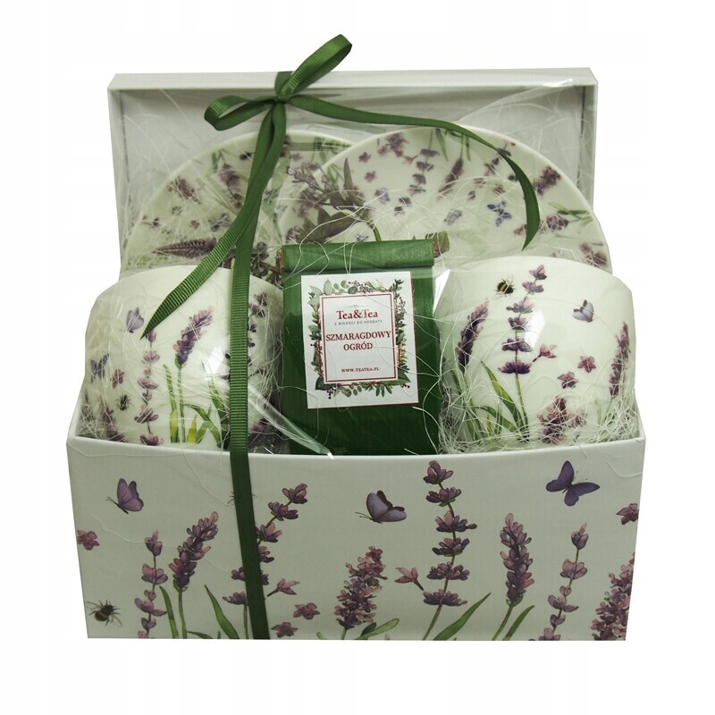 Krabička – porcelán s čajem