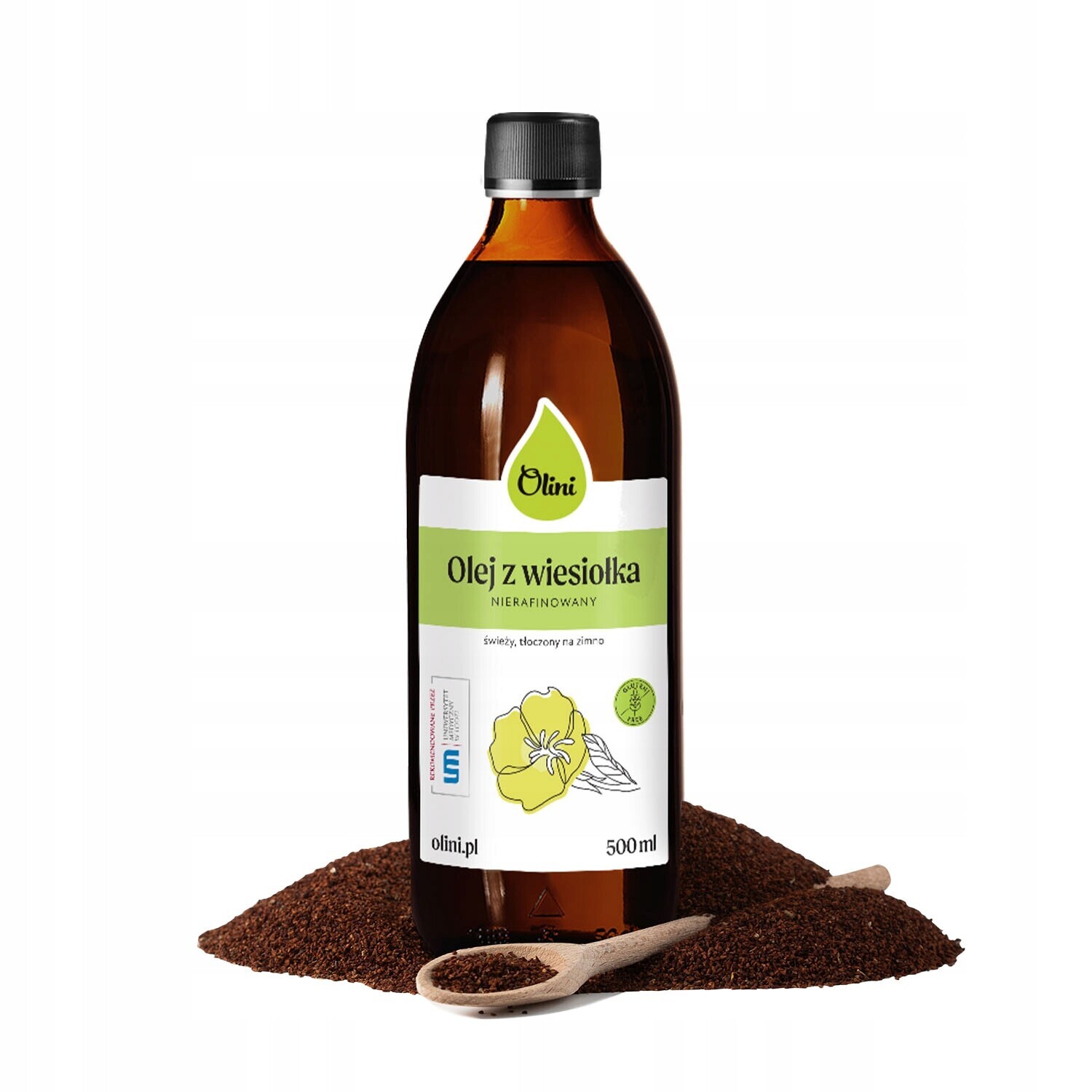 Pupalkový olej lisovaný za studena Olini 500 ml