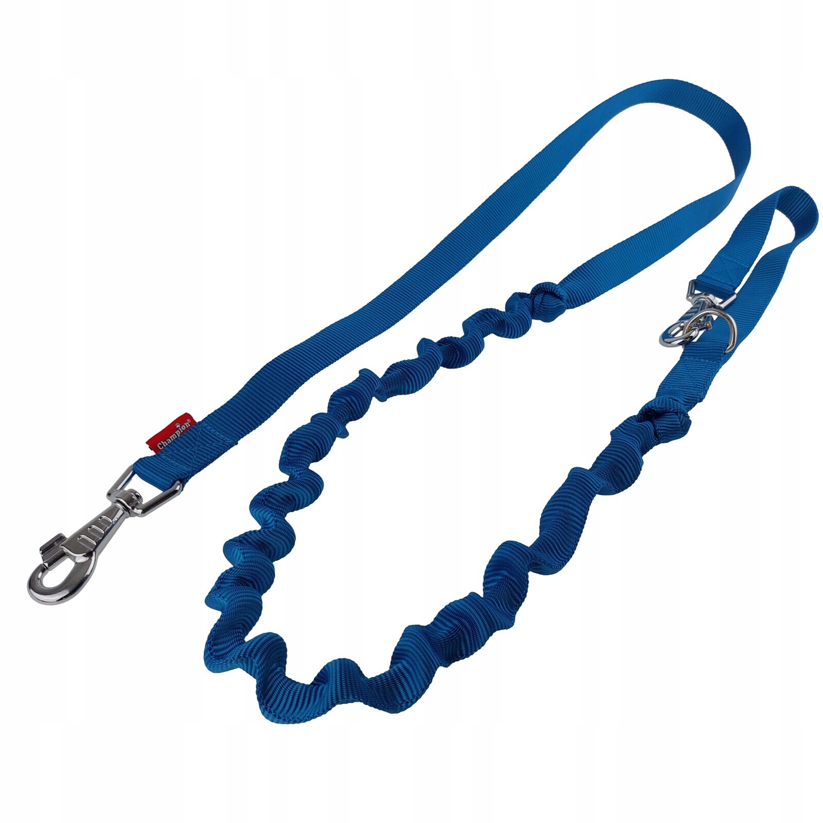 Vodítko s tlumičem pro běhání pro psa 250 cm/2,5 cm Champion Modrá