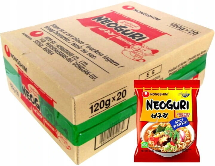 Polévky Nongshim Neoguri Ramyun Seafood&Spicy 120 g 20 ks