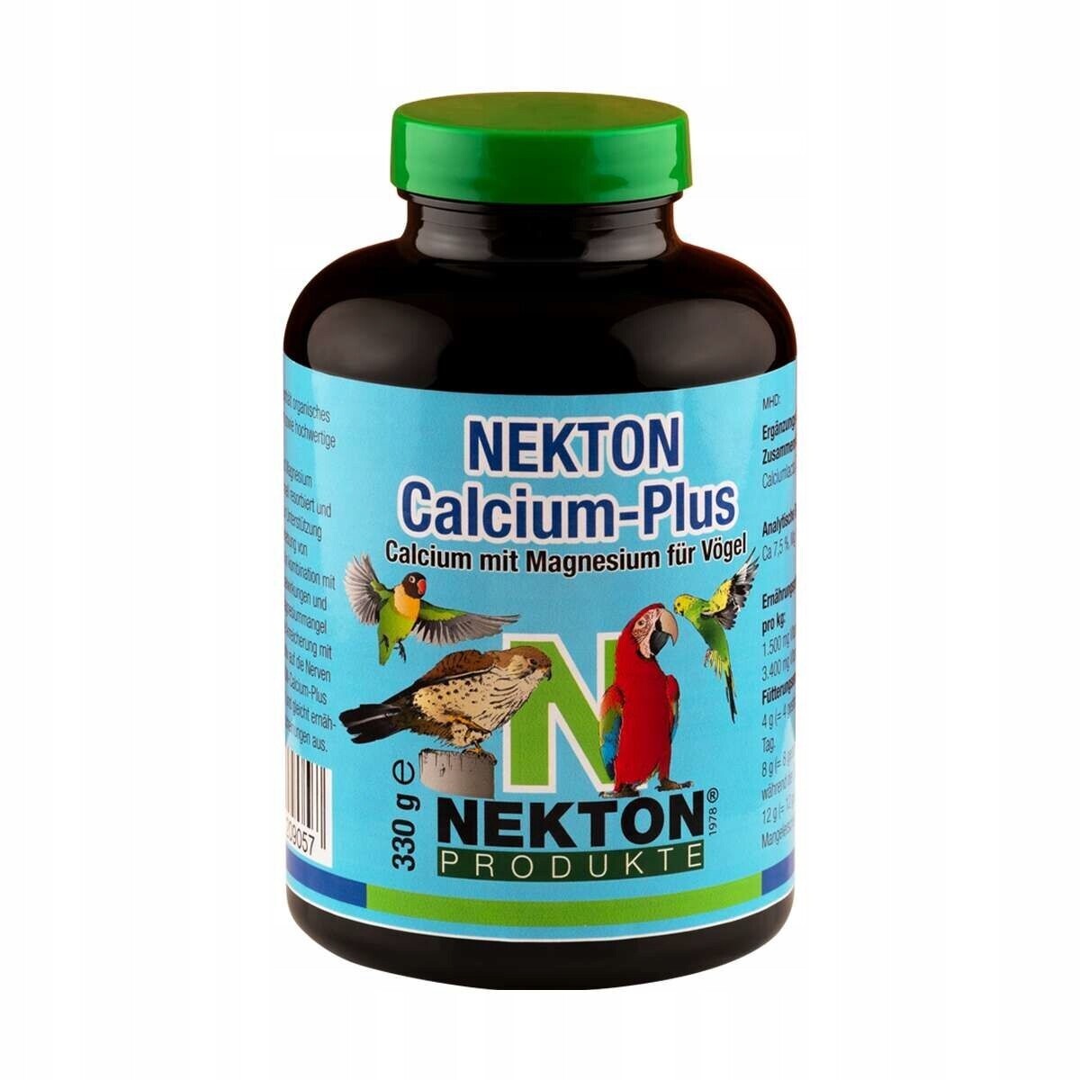 NEKTON-Calcium-Plus – Vápno-hořčíkový přípravek pro PaPugy 330 g