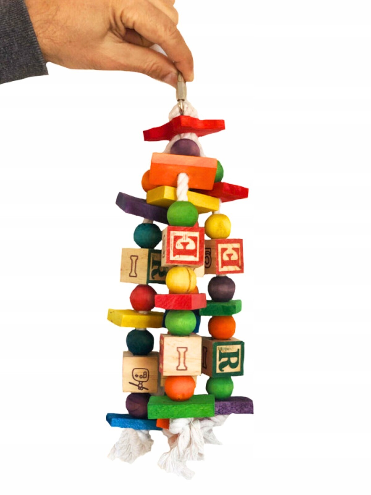 Play with Me Dřevěná hračka pro všechny papoušky