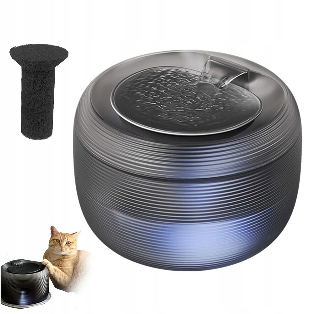 2,5 L Automatická Fontána Na Pití Pro Kočky A Psy S Filtrem