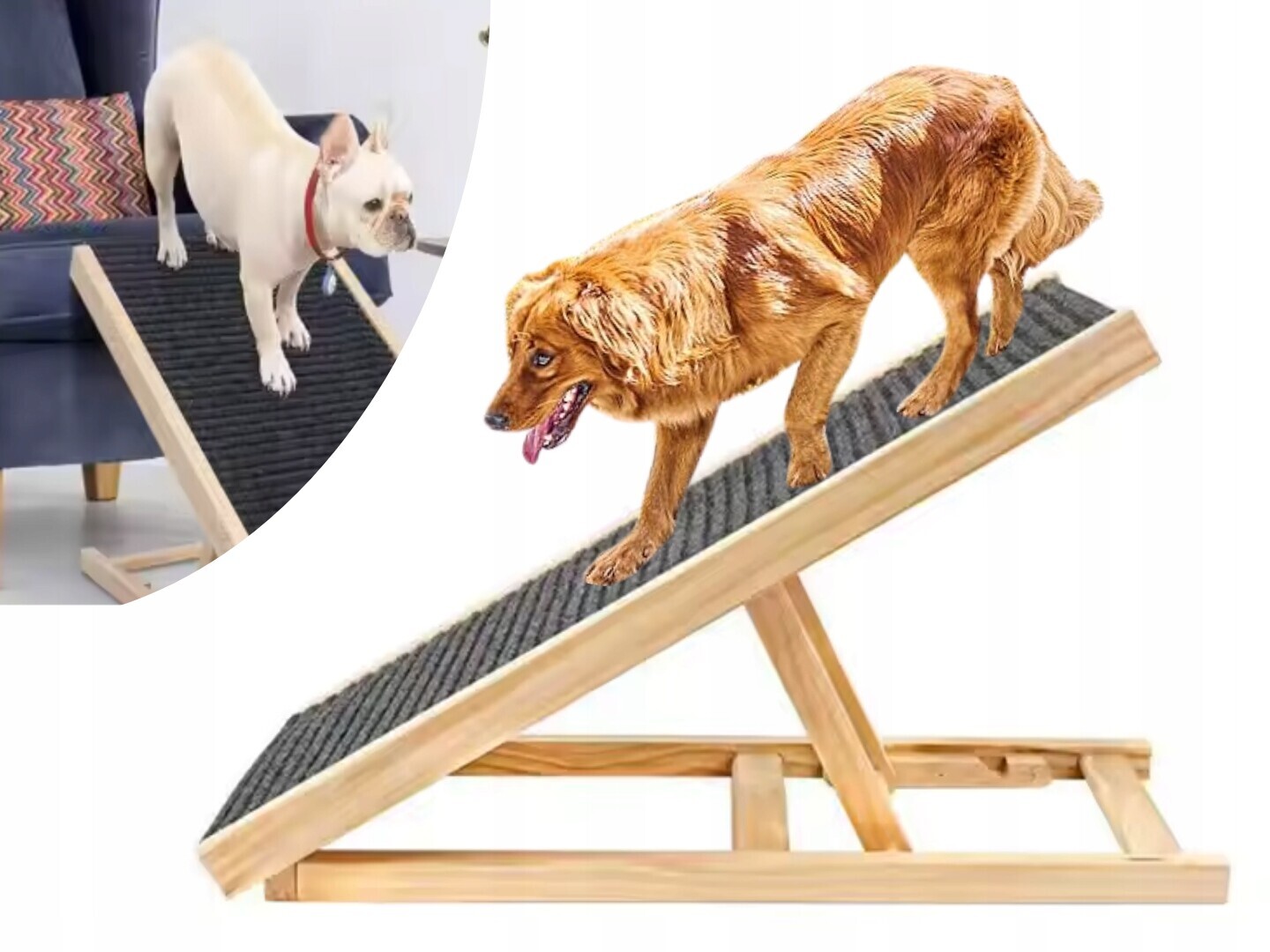 Rampa Schody Plošina Pro Vstup Pro Psa Kočku Regulace 4 Stupňů