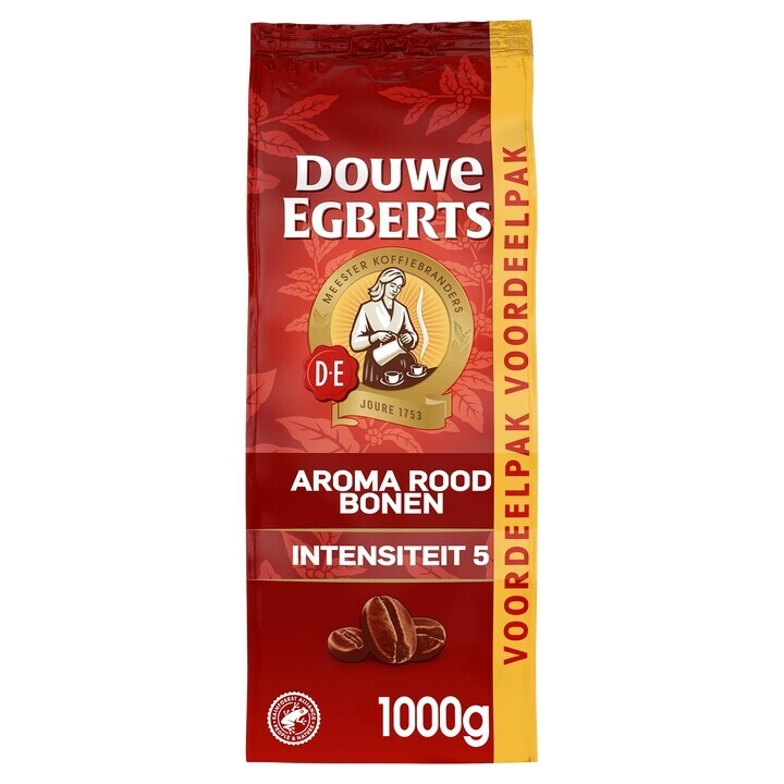 Káva Douwe Egberts Aroma Rood 1000 g