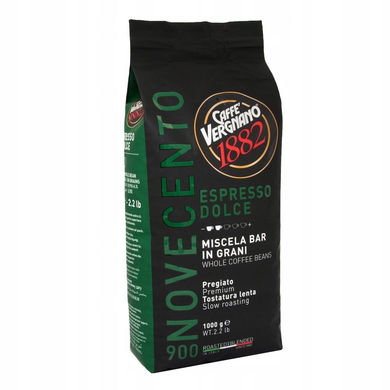 Vergnano 900 Espresso Dolce 1kg zrnková káva