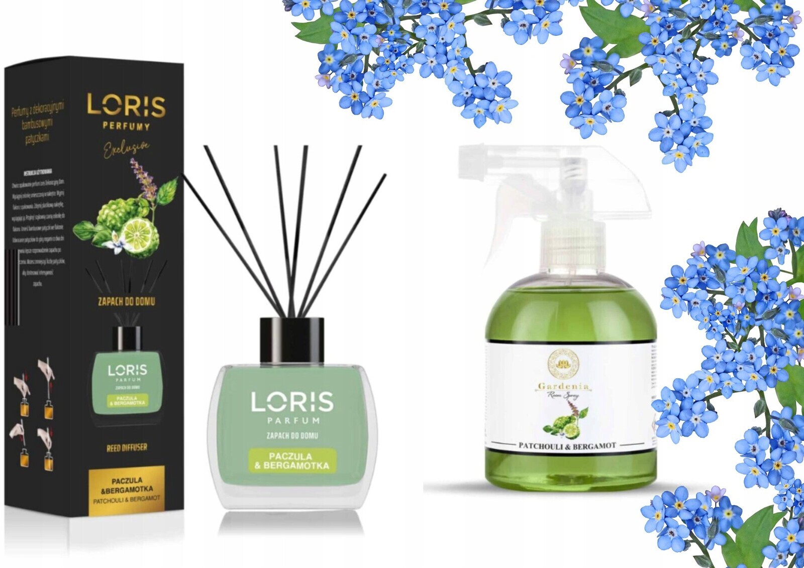 Paczula&bergamotka Vůně Do Domácnosti Pokoje Šatny Koupelny sada