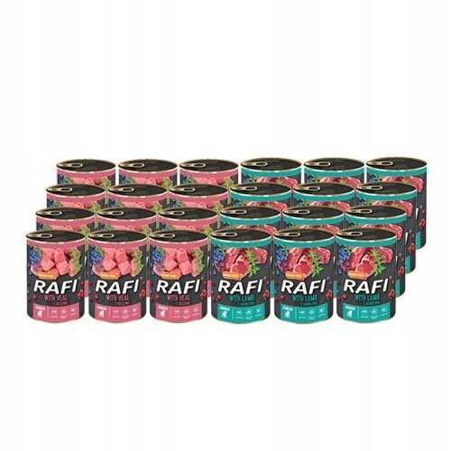 Krmivo mokré pro štěňata Dolina Noteci Rafi Pes Junior MIX 12X400G