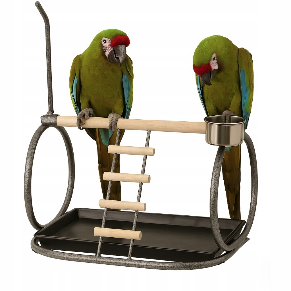 Dětské hřiště pro střední a velké papoušky tmavé