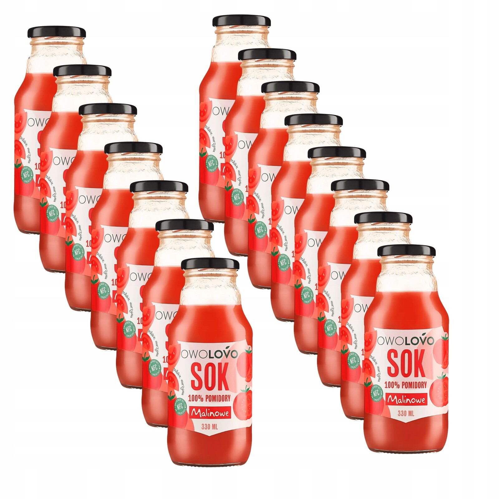 Nfc šťáva Rajčata v lahvi 15x330 ml Owolovo