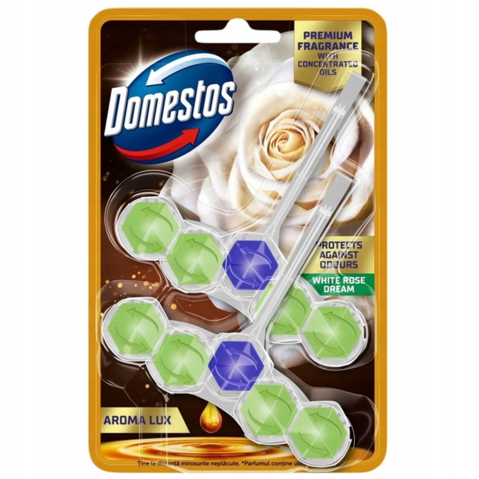 Domestos Wc kostka Vonná Aroma Lux White Rose Dream 2x50g