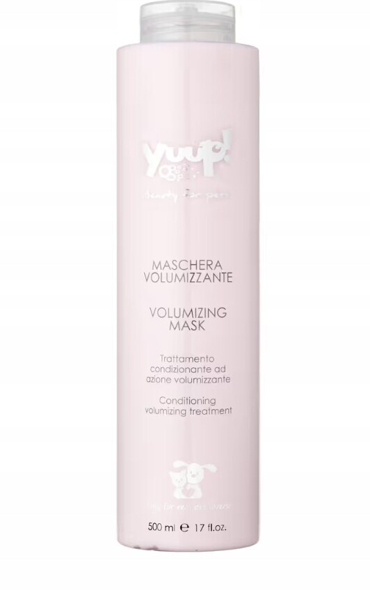 Maska s keratinem pro zvětšení objemu srsti pro psa a kočku Yuup! 500 ml