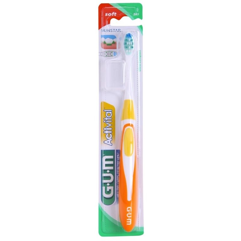 G.U.M Activital Ultra Compact zubní kartáček s krátkou hlavou soft 1 ks