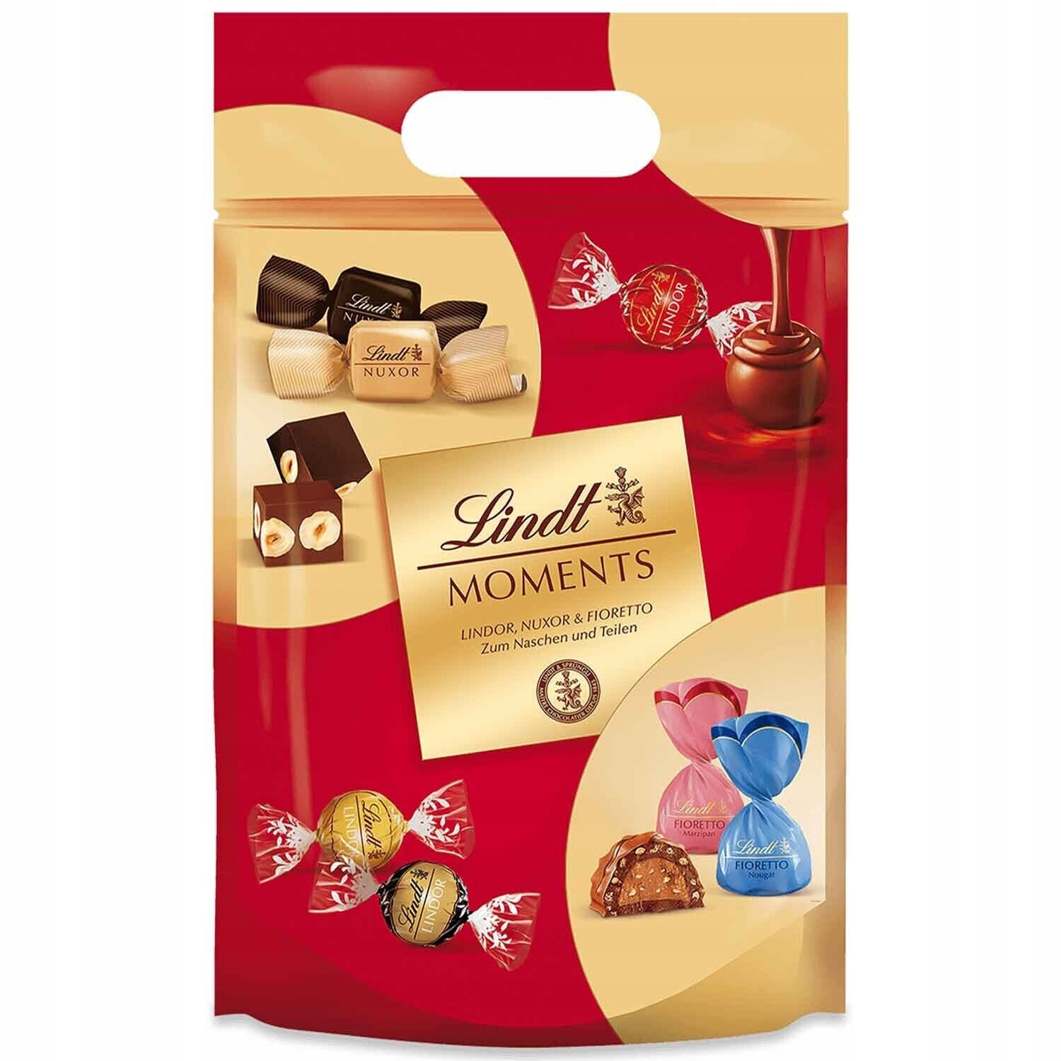 Lindt Moments Směs pralinek Fioretto Nuxor lindor 750 g