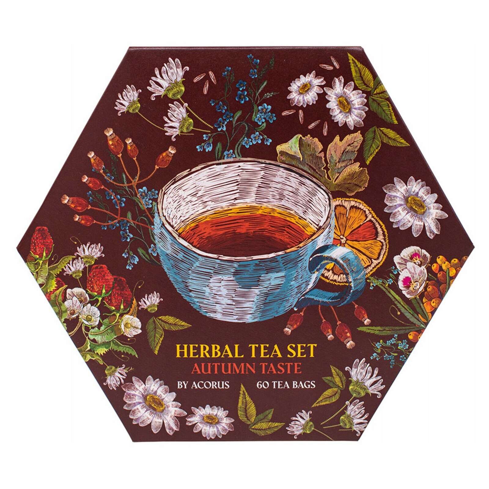 Sada bylinných čajů Acorus Autumn Taste, 60 ks