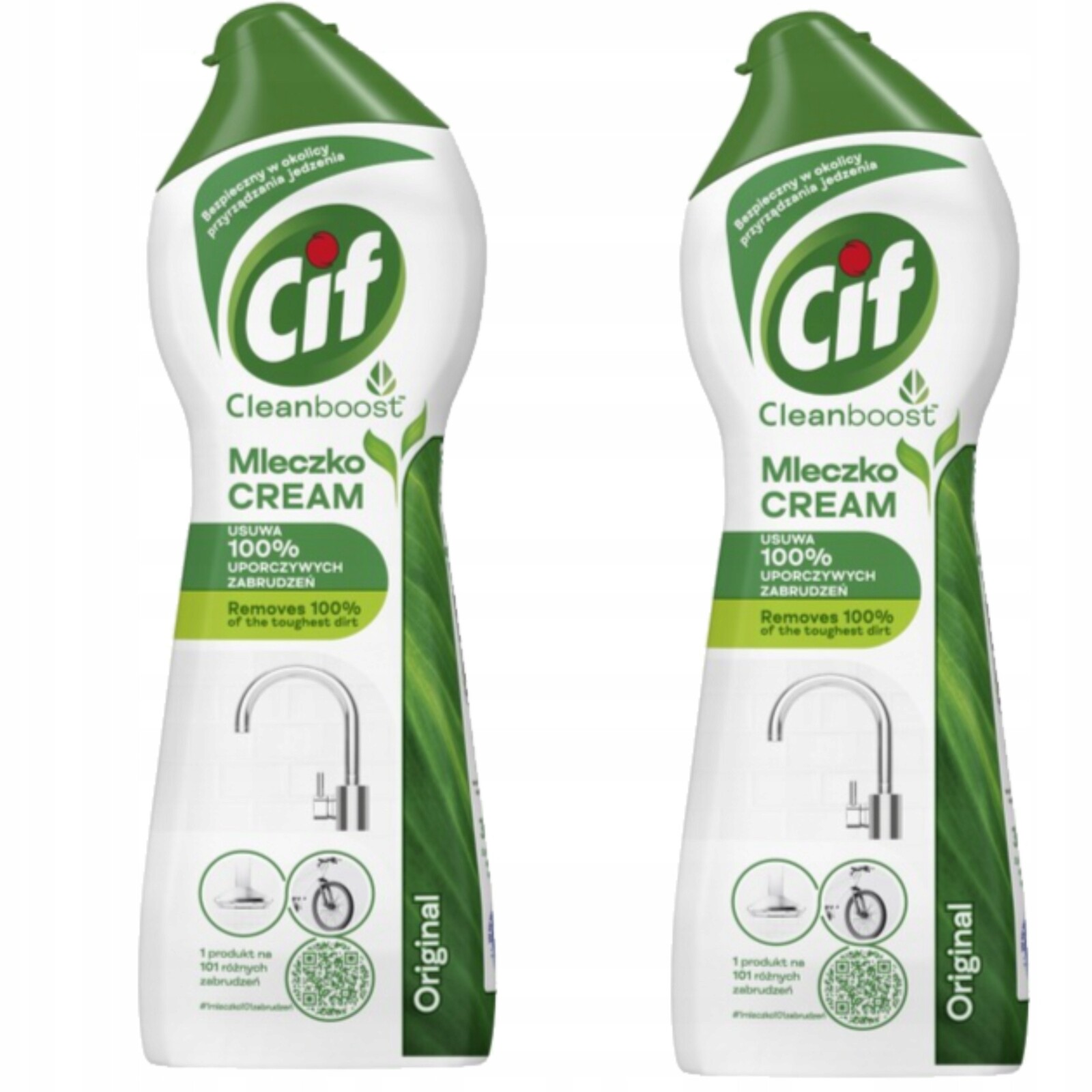 Cif Mléko na čištění znečištěných povrchů Original 250 ml 2 ks