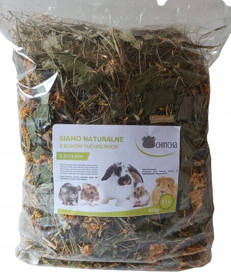 Bylinné seno pro králíky a hlodavce Krásné zelené voňavé 10 Ks Celkem 5 kg