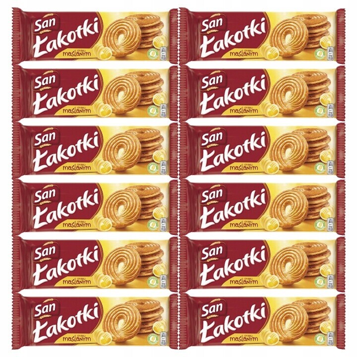 Balíček Sušenky Máslové 12x168g Lu San