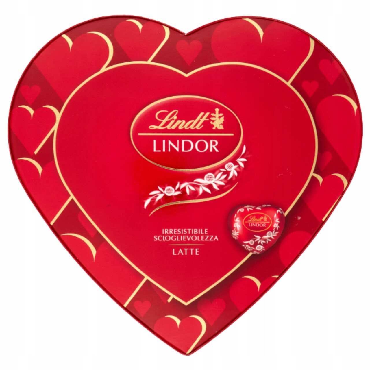 Lindt Lindor Pralinky Srdce Čokoláda Mléčná Valentýn 178 g