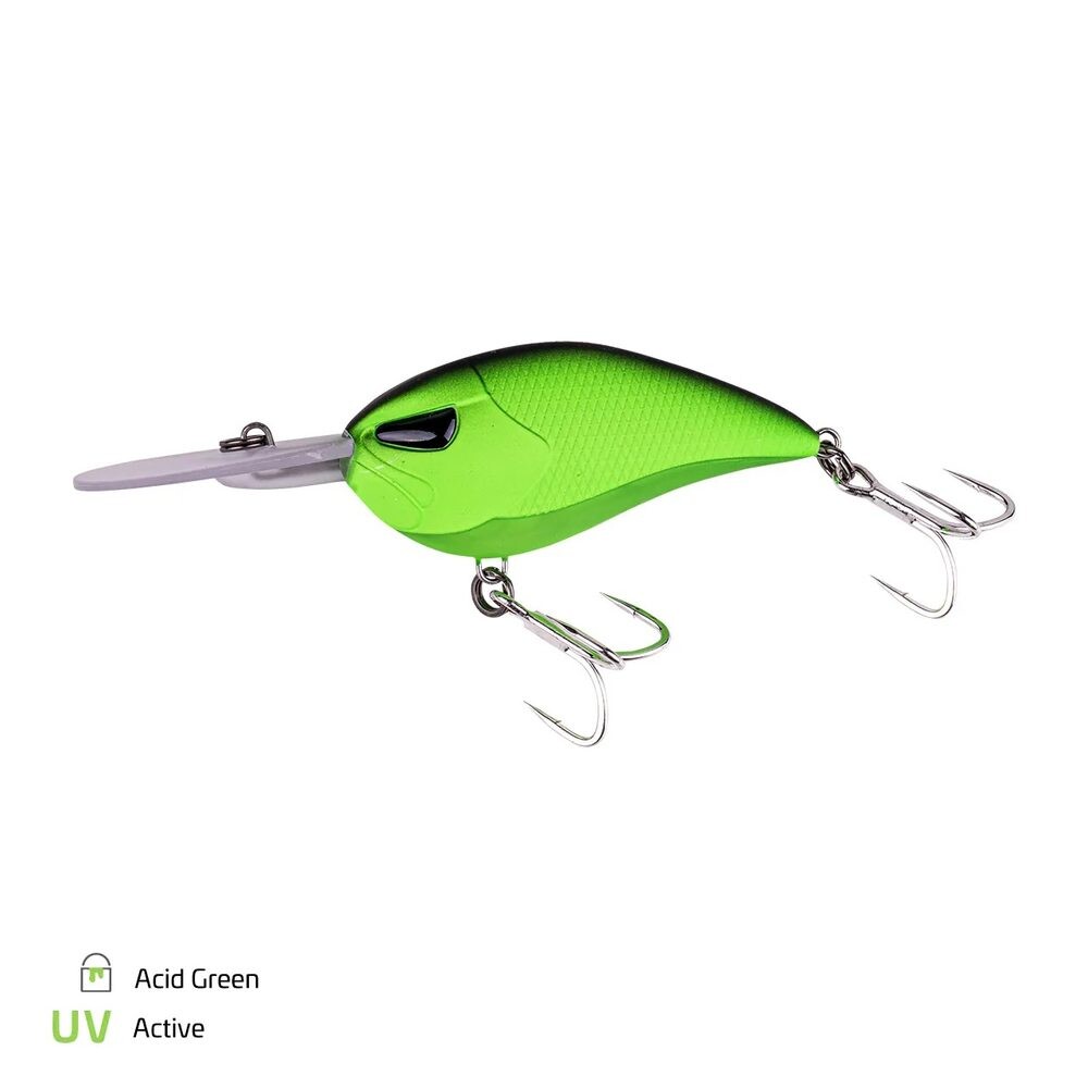 Zeck Wobler Cat Crank 7,5cm / 4,5m F - Acid Green