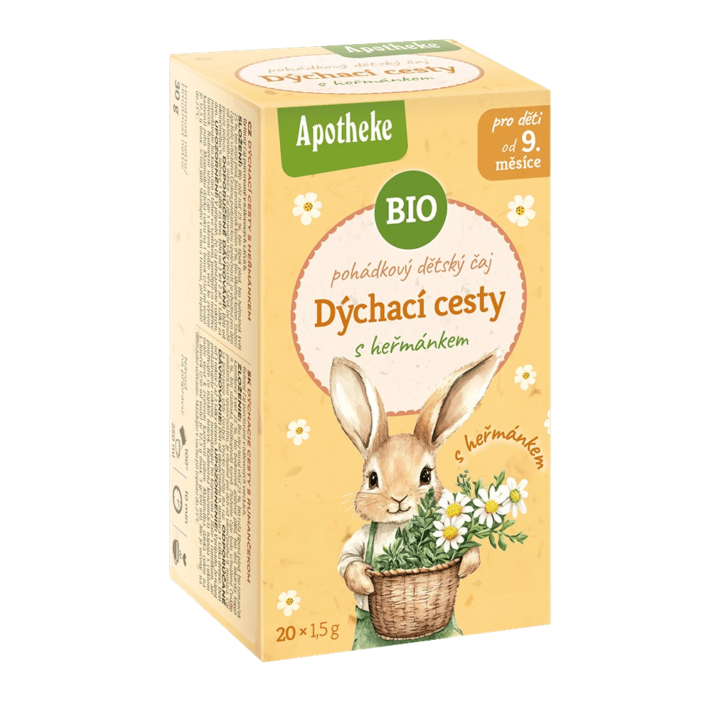 APOTHEKE Apotheke BIO čaj dětský Dýchací cesty s heřmánkem 20x1,5g 20 x 1.5 g