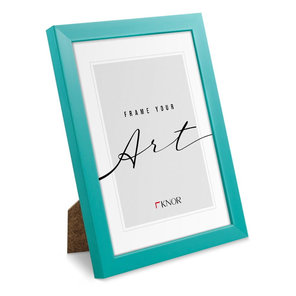 Tyrkysový rámeček na zeď 32x42 cm – knor