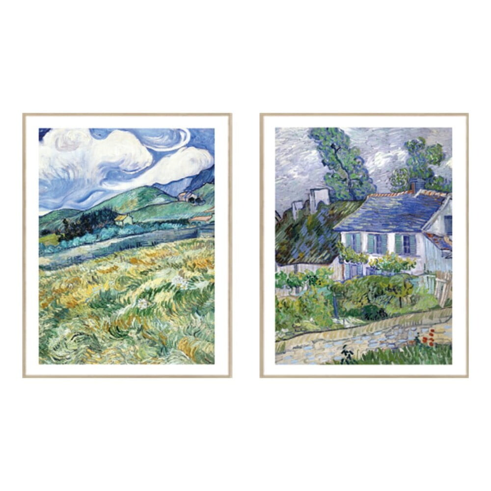 Obrazy v sadě 2 ks - reprodukce 30x40 cm Van Gogh – knor