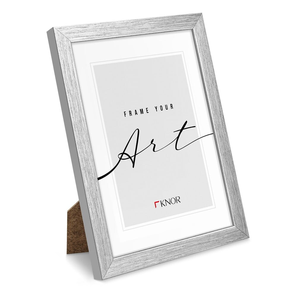 Rámeček na zeď ve stříbrné barvě 32x42 cm – knor
