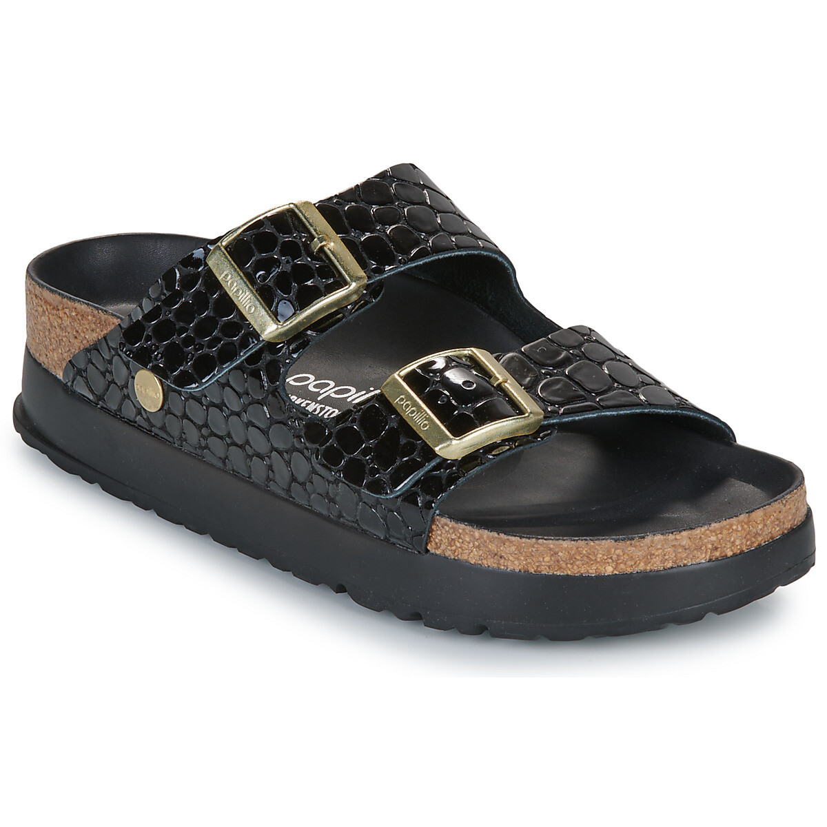 Papillio  Arizona Flex Platf LENA Croc Black HEX  Černá