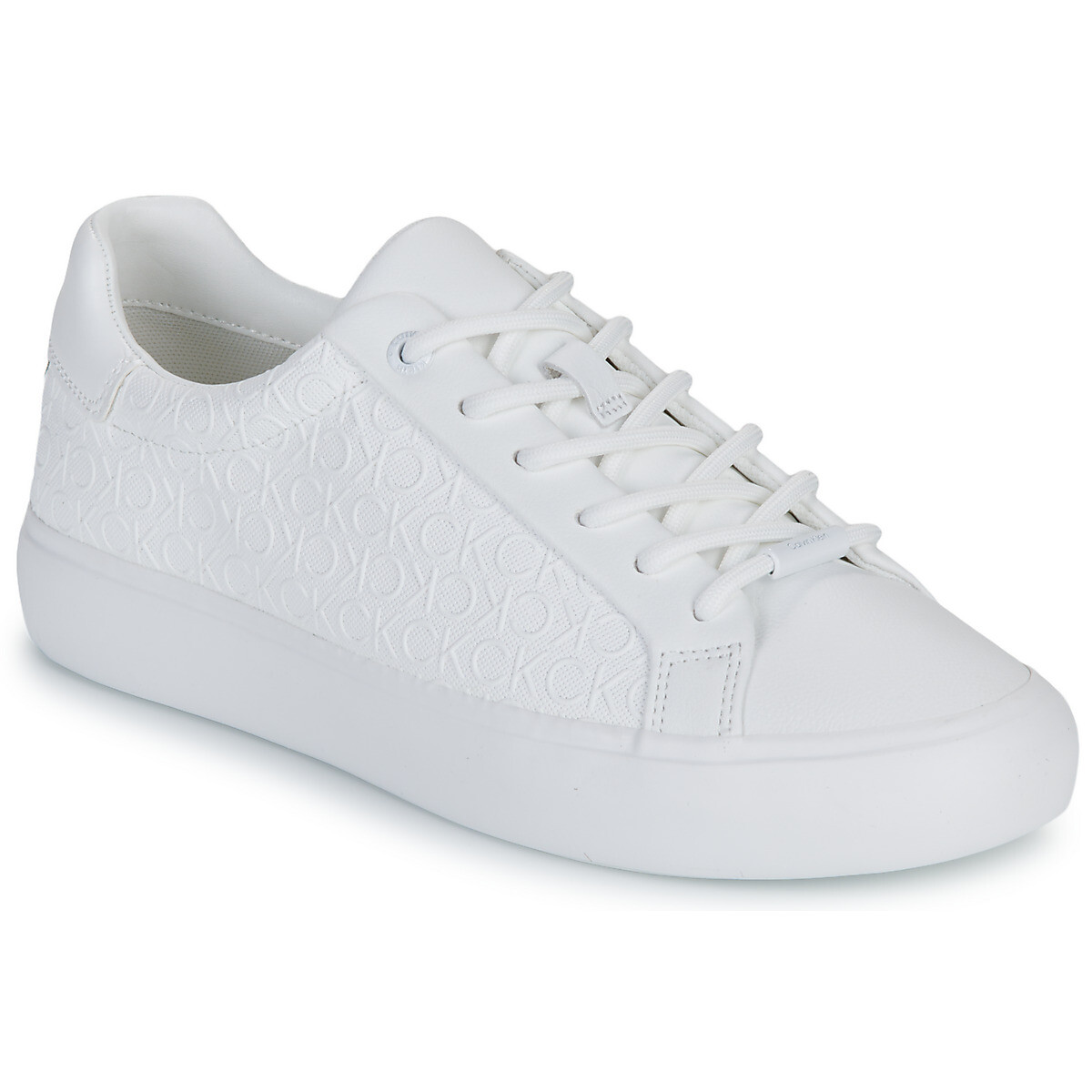 Calvin Klein Jeans  VULC LACE UP MONO PU  Bílá