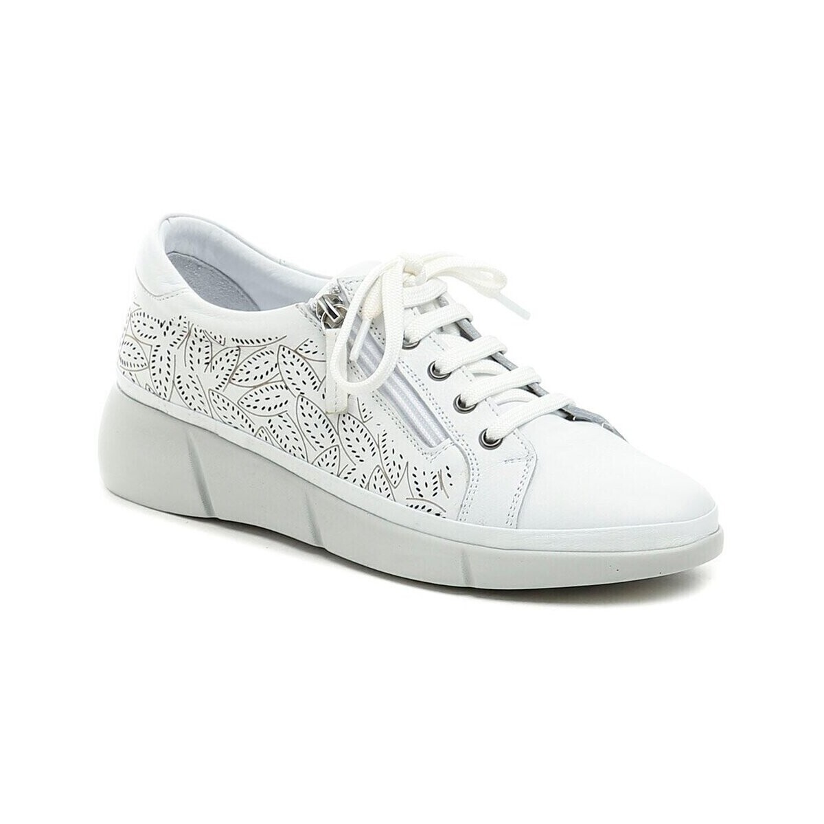 Wild  161-912-L88-B2 bílé dámské polobotky  Bílá