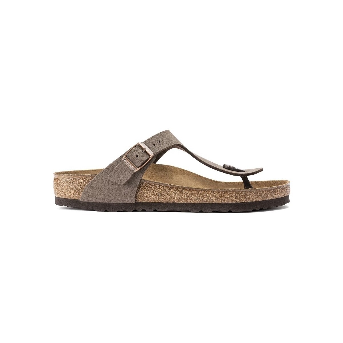 BIRKENSTOCK  Gizeh Nobuck Birko-Flor Regular - Mocca  Hnědá