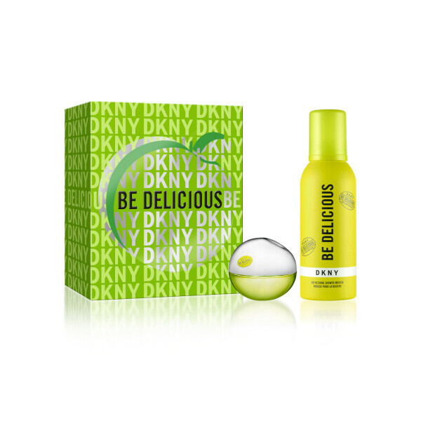 DKNY Be Delicious Woman dárková sada parfémová voda 30 ml + sprchová pěna 150 ml