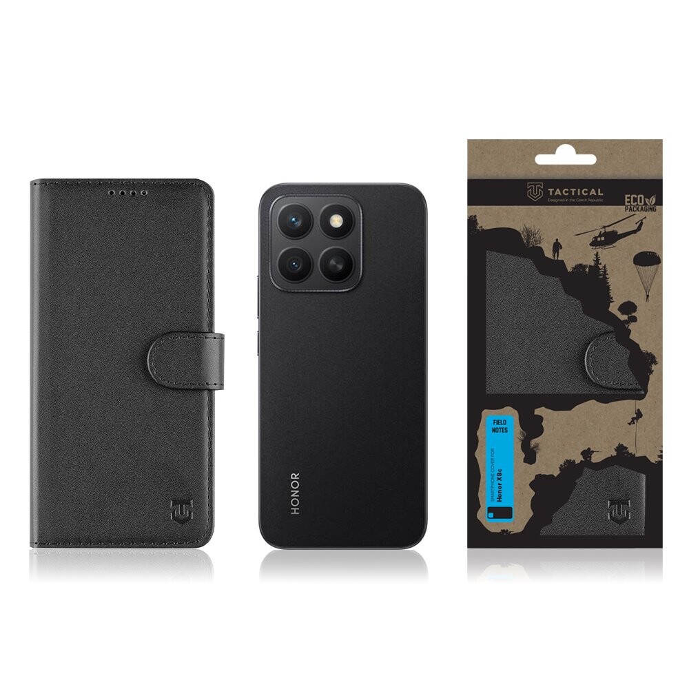 Flipové pouzdro Tactical Field Notes pro Google Pixel 10 Pro XL, černá