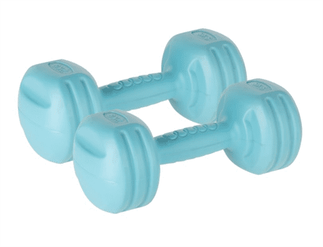 Posilovací činky 2x2kg, REBEL ACTIVE RBA-2307, modré