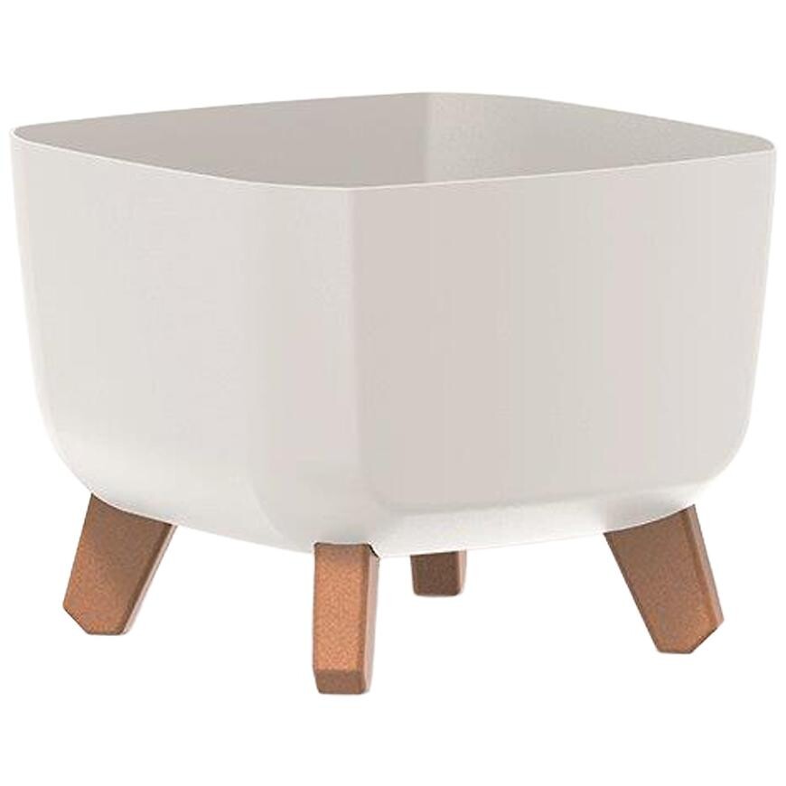 Květináč Gracia Square 24 cm bílý DGQL240-S449