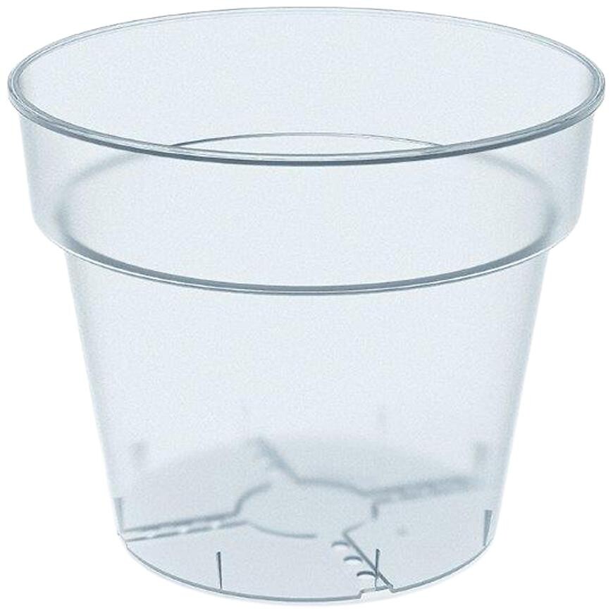 Květináč Planti 19,5 cm transparentní