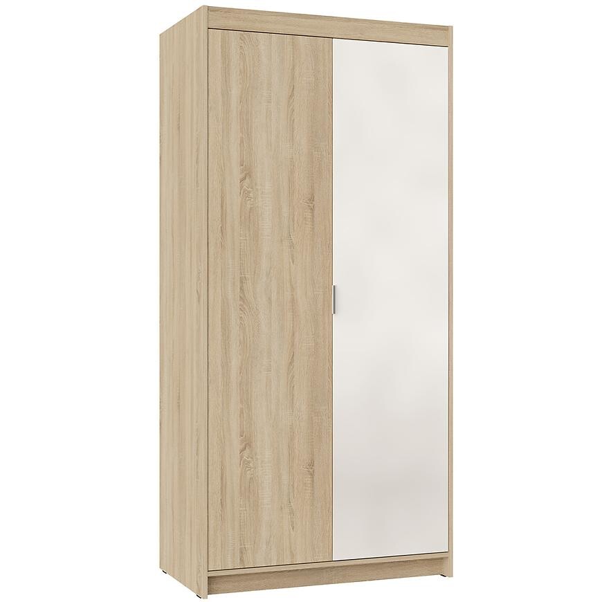 Skříň Elena dub sonoma 2D-1D 1 zrcadlo