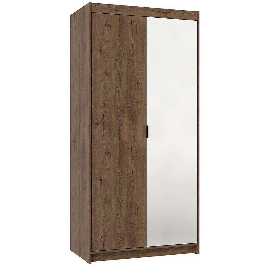 Skříň Elena dub lefkas 2D-1D 1 zrcadlo