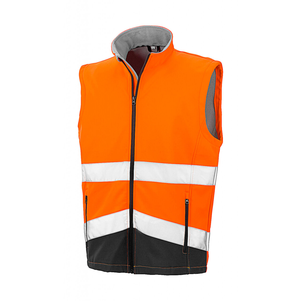 Vesta reflexní Result Safety Softshell - oranžová-černá, M